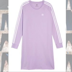 New adidas Original 3 stripe Tshirt Dress